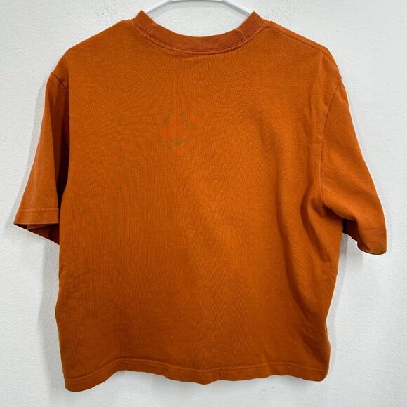 The Nike Tee Cropped Graphic Tee Texas Longhorns Burnt Orange Casual Size Medium - Picture 2 of 8